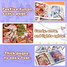 Visual Search And Object Identification Activity Notebook, Animal/Holiday/Lifestyle Scenes, Observation And Focus Training, Screen-Free Puzzle Fun With Colorful Illustrations - Look and Find - View 10
