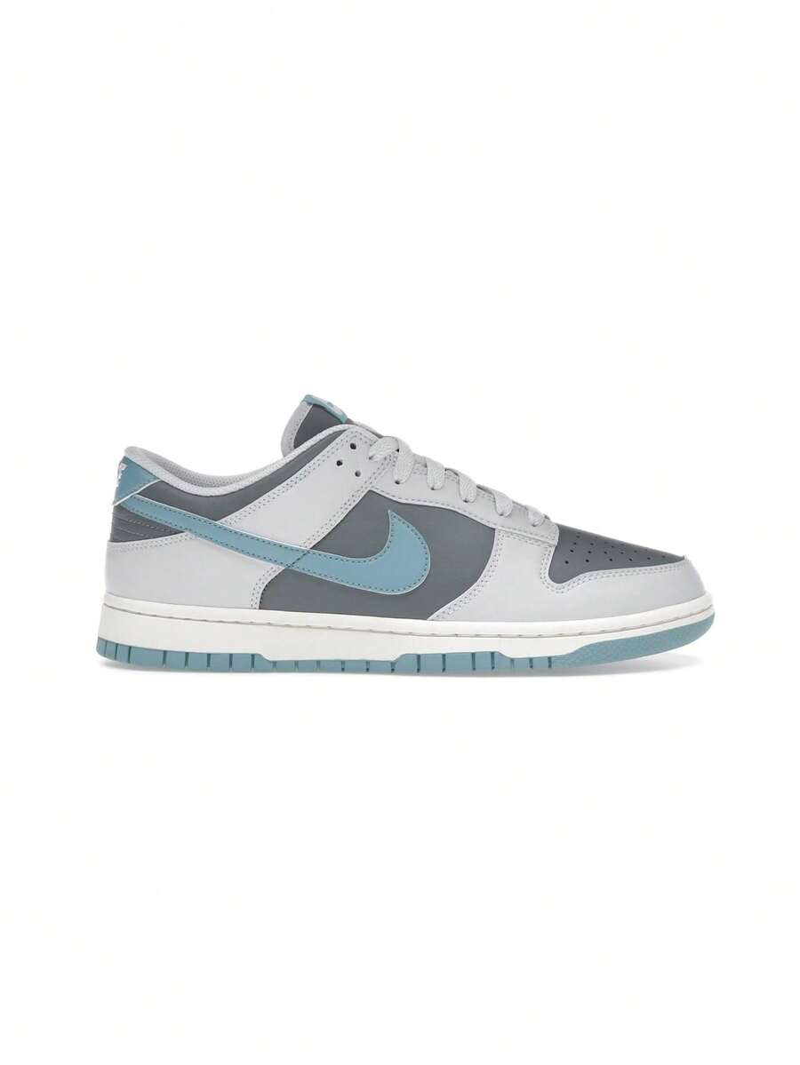 Nike Dunk Low Men's Sneakers HF5441 - Photon Dust/Smoke Grey/Sail/Denim Turquoise - View 1