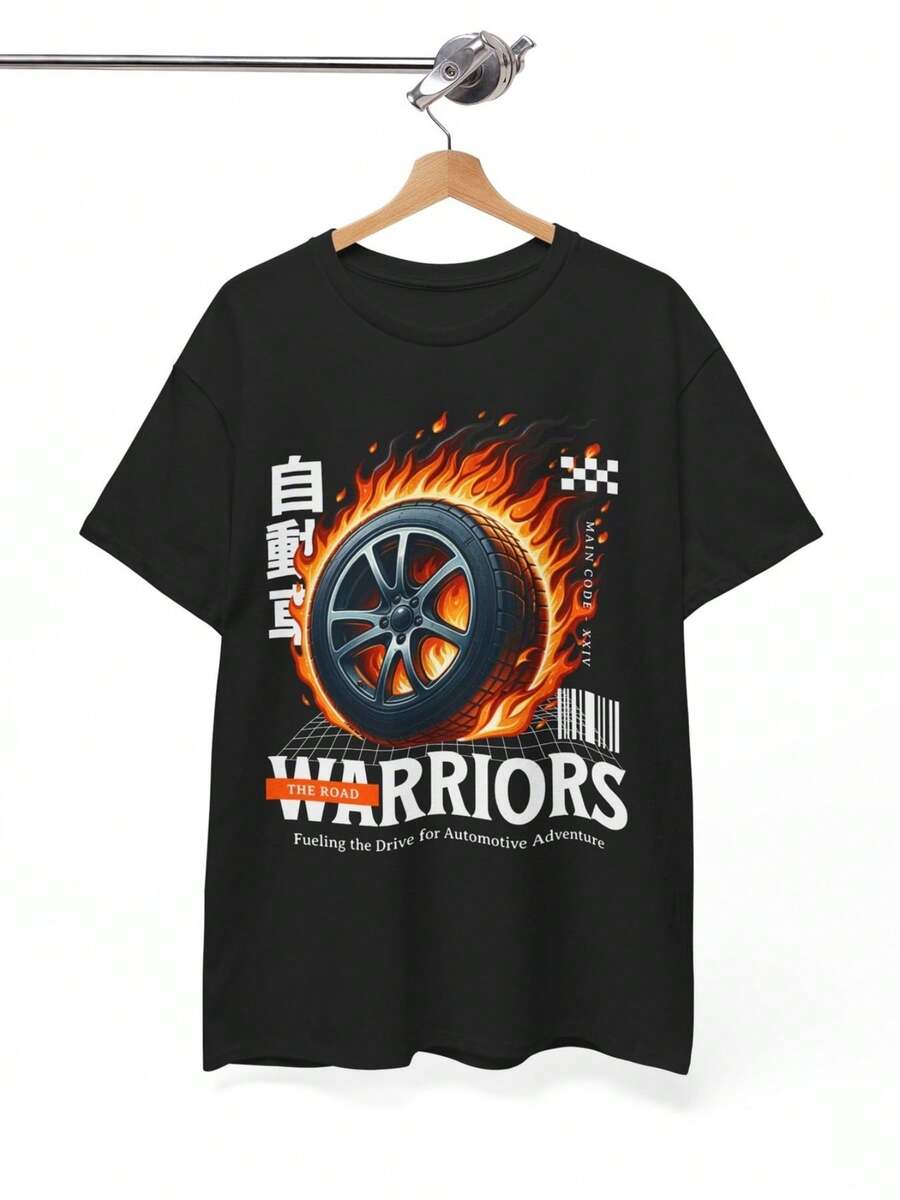 V16 Hip Hop Civil Regime Wolves Inaka Streetwear - Black - View 1