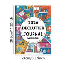 2026 New Declutter Journal Workbook - Family Organizing & Personal Planning Diary, Structured Templates For Home/Office, Ideal Gift For Organization Lovers - Multicolor - View 6