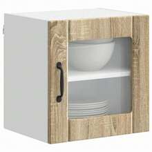 vidaXL Armadio da Cucina 2 pz Chêne Sonoma 40 x 31 x 40 cm - Castano - Visualizzare 3