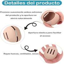 Estuche para brochas de maquillaje, adecuado para viajes y uso diario, mantiene herramientas limpias - como en la foto - Ver 5