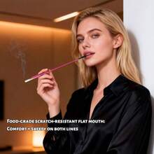 Vintage Aluminum Extendable Holder - Long Extendable Holder Women 1920s Costume Cosplay Halloween Costume, Cosplay Photo Prop 1 Pcs Pink - ROSE PINK - View 3