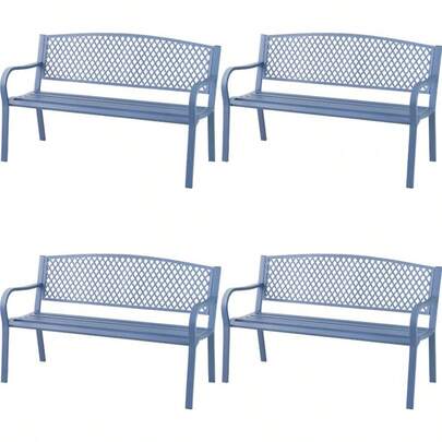 AZUMAYA ベンチ カリム ブルー PC-812BL