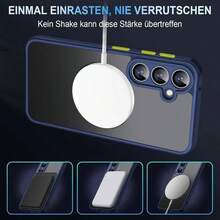 Hadaasi 1个浅绿色Magsafe兼容磁吸保护壳，兼容三星S25 Ultra、S24、S23 Ultra、A06、A16、A56、A17、A07、S25 Edge，支持无线充电，防震；兼容苹果16、15、14、13、12、11 Pro Max、Pro Plus、7、8、SE、7P、8P、X、16e、17、17 Pro、17 Pro Max、17 Air - 淺綠 - 查看 3