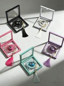 1 Set Elegant Ring Tasbih/Dhikr Counter Gift Box, Daily Prayer Counter, Essential For Ramadan - Multicolor - View 1