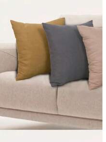 1 Piece Plain Solid Suede Honeycomb Textured Throw Pillow Cover, 45*45 Cm IN DER TURKEI - Red - View 3