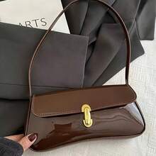 Women's Vintage Handbag With Detachable Strap - Elegant Zipper Closure Shoulder/Wallet Purse, Durable Synthetic Crossbody Bag For Daily Use & Formal Events, Classic Handbags For Grown Women - 彩色 - 查看 2