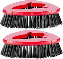 [2 Pack] Scrub Brushes, Floor Cleaning Brush Scrubber Replacements Compatible For O Cedar EasyWring 1-Tank Spin Mop System, Scrub Brush Attachment For Cleaning Bathroom, Kitchen, Tub And Tile - MàuC - Xem 1