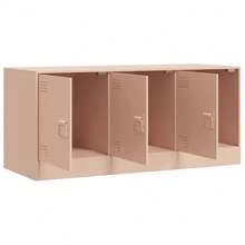 vidaXL Mobile TV rosone 99x39x44 cm acciaio - Rosa - Visualizzare 7