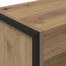 vidaXL Biblioteca de madera artesanal 80 x 30 x 155 cm Madera de ingeniería - Marrón - Ver 8