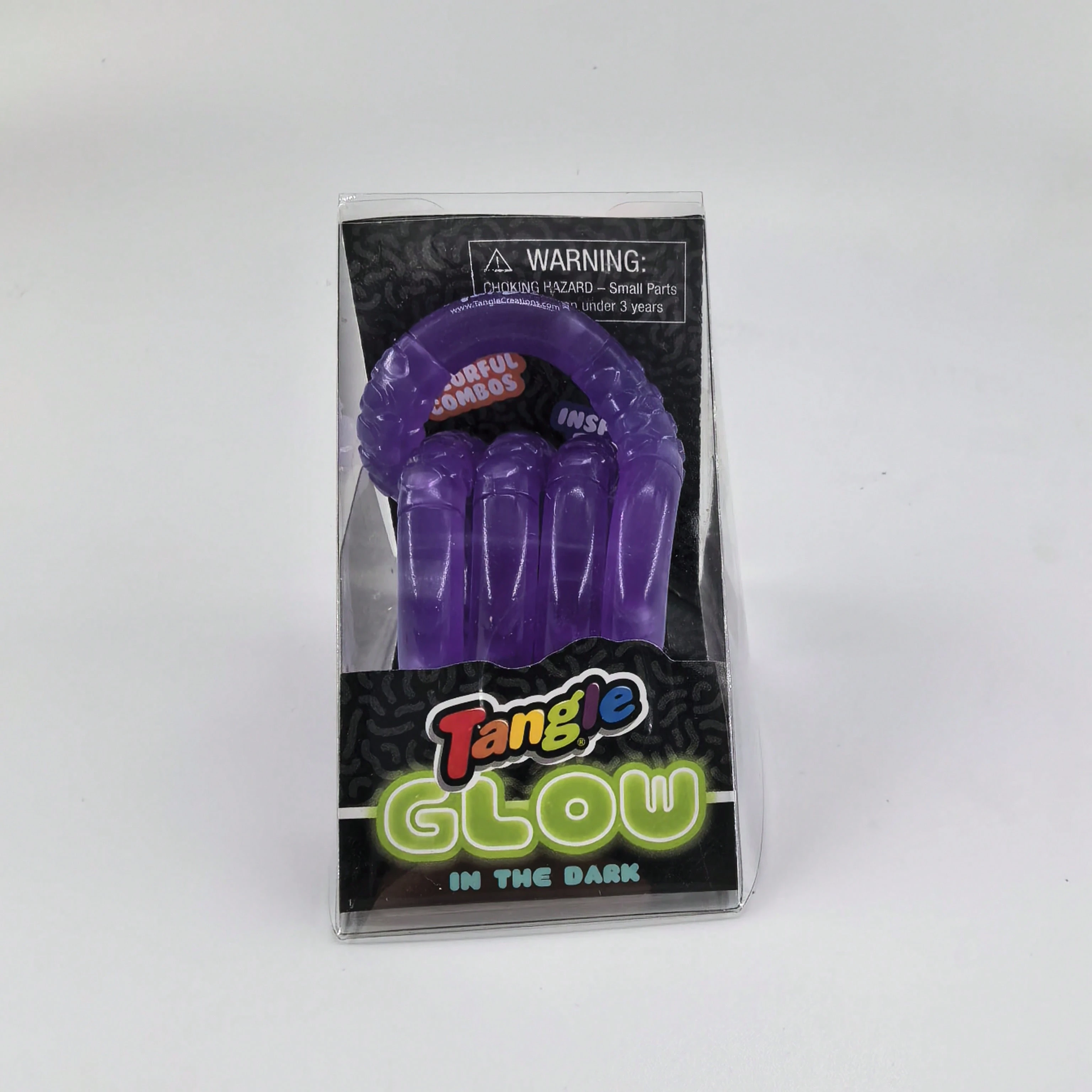 Juguete antiestrés  - Brilla en la oscuridad - Morado baya