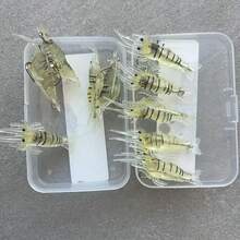 10/30pcs Bionic Shrimp Fishing Lures, Bionic Bait With Hook, Soft Shrimp, Fishing Shrimp Lures - Multicolor - View 18