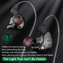 KZ Original X2 Dynamic Coil Wired Earphones, HIFI Deep Bass In-Ear Gaming Headphones, Monitoring, Sports, Noise Cancelling Earphones With Microphone - Multicolor - View 5