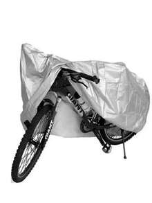 Capa Protetora Para Cobrir Bicicleta 100% Impermeável Bike Aro 24 ao 29 - Cinza - Visão 7