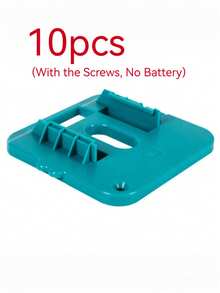 10pcs Wall Mount Battery Organizer For Makita 18V Batteries (BL1860 BL1850 BL1840 BL1815), Detachable Makita Battery Holder – Neat Storage For Garage, Workshop & Toolbox - Multicolor - View 8