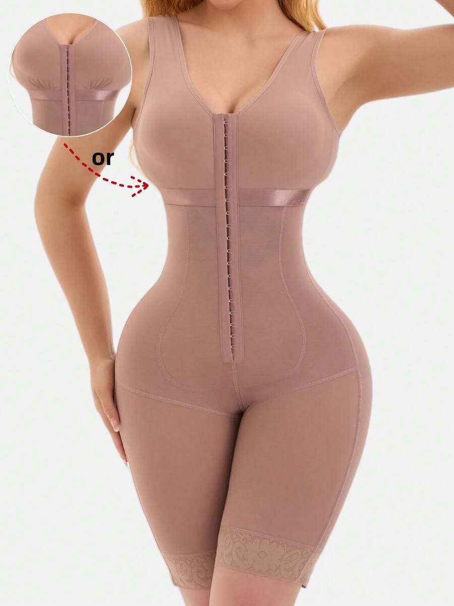 1 pieza Moldeador de figura para mujer, Faja reductora, Levantador de glúteos, Mono reductor, Moldeador corporal de alta compresión, Adecuado para diversas ocasiones