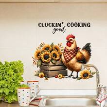 1/4pcs Inspirational Quote Wall Decals Happiness Is Homemade Seasoned With Love Text Pattern Removable Vinyl Art Murals For Kitchen Tile Stove Backsplash DIY Living Room Ornament - Multicolor - View 10