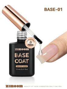 ZIMOOM 不含TPO和HEMA的12毫升亮油/底油，持久亮泽/丝绒哑光，透明凝胶指甲油，可卸除，UV/LED灯可擦，耐刮擦、耐磨损，适用于美甲沙龙和居家DIY美甲。 - 無色 - 查看 9
