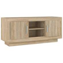 vidaXL Mobile TV chêne sonoma 102x35x45 cm wood engineering - Castano - Visualizzare 2