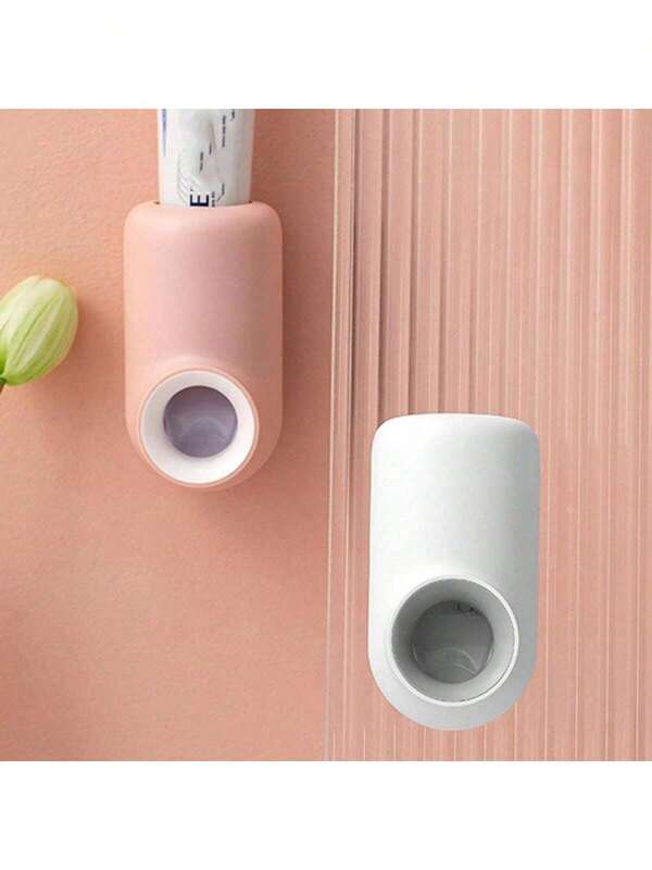 自动牙膏分配器、牙膏挤压器、磁性牙刷架、牙膏架、浴室配件、家居浴室装饰、秋季装饰、返校季（均码，颜色随机）