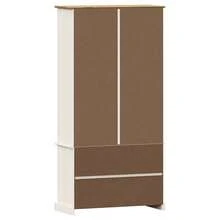 vidaXL VIGO Bücherregal Weiß 85x35x170 cm Massives Kiefernholz - Weiss - Übersicht 7