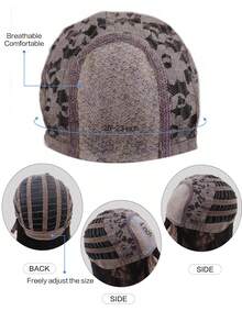 额头蕾丝 4 * 1，额头蕾丝卷发假发，黑色卷发假发，30 英尺长，自然逼真，适合日常佩戴。 - 黑色 - 查看 7