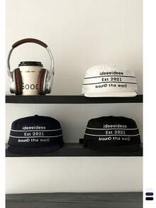 优雅英伦风复古格纹平顶帽，豹纹平檐高端刺绣棒球帽，网红同款，秋冬文艺范儿十足，时尚软顶鸭舌帽，大头很讨喜 - 平頂 - 查看 12