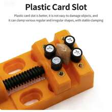 8-Hole Quick Vise, Mini Clamp Fixture, Toy Vise For Bodhi Nut & Walnut Carving - Multicolor - View 5