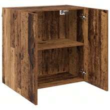 vidaXL Armadio Murale Bois ancien 60 x 31 x 60 cm Bois d'ingénierie - Castano - Visualizzare 5