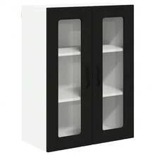 vidaXL Armoire de cuisine Noir 60 x 31 x 80 cm Bois d'ingénierie - Noir - Voir 2
