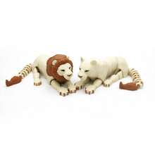 3D Printed Vivid Lion Statue | Ideal For Gifts, Home Decor, Office Desk Accessories, Party Favors, Collectible Mythical Creature, Suitable For Birthday, Holiday, Christmas, Halloween, Valentine's Day Decoration, Plastic Material - Multicolor - View 4