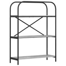 vidaXL Étagère Gris Sonoma 80 x 30 x 109 cm Bois d'ingénierie - Gris - Voir 2
