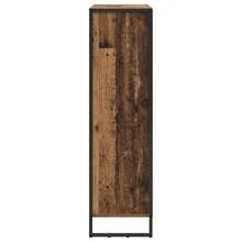 vidaXL 2-teiliges Bücherregal-Set, Antikholz, 99,5 x 30 x 108,5 cm - Braun - Übersicht 7