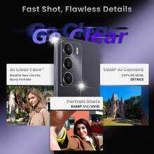 Realme 14X 5G 智能手机全球版，8GB+256GB 存储组合，搭载天玑 6300 5G 芯片，配备 120Hz 护眼屏、5000 万像素 AI 摄像头和 5000mAh 大容量电池 - 曜石黑 - 查看 2