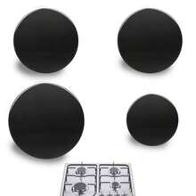 4PCS Surface Burner Caps Set  Compatible With GE Gas Range/Stove/Oven With 3.5 Inches Wb29k10006-1 Cap 3.2 Inches Wb29k10001-2 Caps 2.6 Inches Wb29k10009-1 Cap Maintain Cooking State - As Pic - View 1