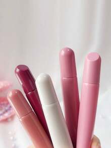 10毫升可重复使用挤压式唇膏管 - 时尚多色平盖塑料唇膏管，DIY美妆工具套装（含盖子），便携旅行补充装配件，美妆补充套装 | 时尚唇膏管 | 塑料材质，唇彩管 - 彩色 - 查看 5