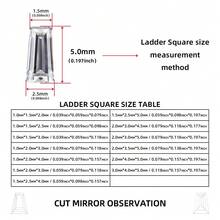 5pcs Moissanite Trapezoid Cut, Size 1.0mm*1.5mm*2.0mm, D Color VVS1 Clarity, Suitable For Pendant, Necklace, Ring, Earring, High-End Jewelry Making, DIY Jewelry Loose Stones - White - View 8