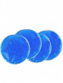 1/2/4pcs Round Eye Mask Cold Compress Patch, Face Eye Cooling Mask, Double Eyelid Hot/Cold Therapy Eye Mask