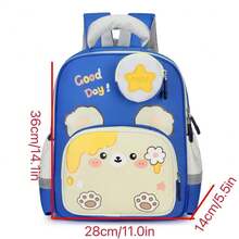 New Cute Cartoon Backpack For Boys And Girls, Lightweight And Ergonomic Children School Bag - Royal Blue - View 2