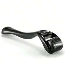 Beard Roller 0.25mm, Leather Roller, Beard Roller, Roller For Skin And Hair Care For Men And Women - Black - View 6