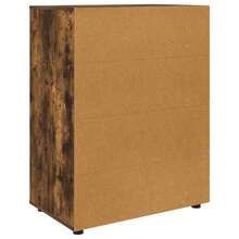vidaXL Armarios de almacenamiento 2 piezas marrón fumé 80 x 48 x 105 cm - Marrón - Ver 10