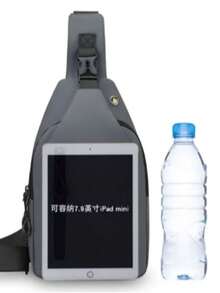 Men's Waterproof Multifunctional Chest Backpack For Outdoor Camping And Hiking - Azul 72616 - Ver 4