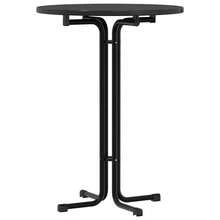 vidaXL Table à manger black Ø80x110 cm made of engineering and power - nero - Visualizzare 2