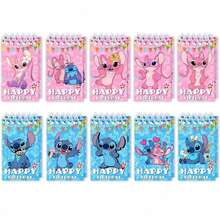 10/12本缝线笔记本，缝线螺旋笔记本，办公用，卡通办公主题日记本，笔记本，适合学生和办公人士使用，返校礼物，生日派对礼物，圣诞礼物，圣诞袜填充物，圣诞礼物（随机图案发货），生日派对装饰，生日礼物，派对小礼品，创意卡通主题贺卡，适合任何人 - 彩色 - 查看 15