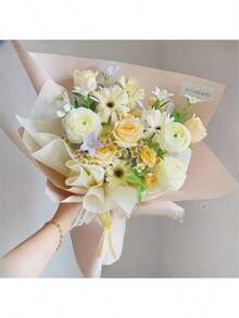 38 Sheets/Bag, Gift Bouquet Packaging Lining Paper Flower Art Bag Flower Paper Korean Extract Milk Flower Wrapping Paper, Wrapping Paper, Tissue Paper, Bouquet Supplies, Gift Wrapping Paper, Flower Wrapping Paper Back To School Valentine Day