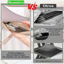 Estuche para brochas de maquillaje, adecuado para viajes y uso diario, mantiene herramientas limpias - como en la foto - Ver 6