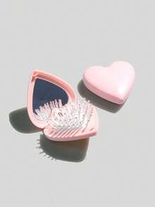 1pc Cute Portable Heart-Shaped Foldable Air Cushion Comb