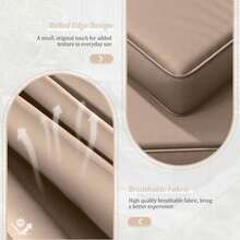 Tounosnt 9Pcs Outdoor Chair Cushions Covers Waterproof Anti-Fading For 5 Pack Patio Set Cushion Slipcovers, Outdoor Furniture Cover Replacement, Covers Only, Sand - MàuR - Xem 6