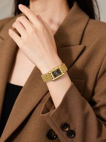 1pc Women's Casual Fashion Versatile Minimalist Quartz Watch, Suitable For Daily Wear - one-size - View 8